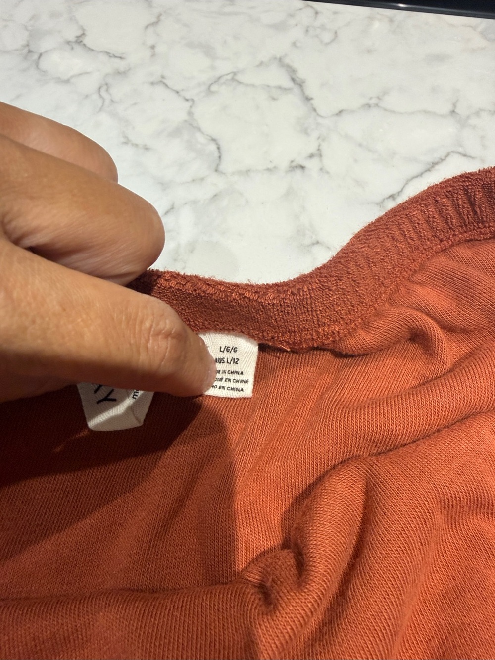 Roxy Strapless Terry Romper in Rust - Picture 2 of 3